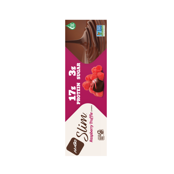 NuGo Slim Raspberry Truffle, Gluten Free, Low Sugar, High Protein Bar