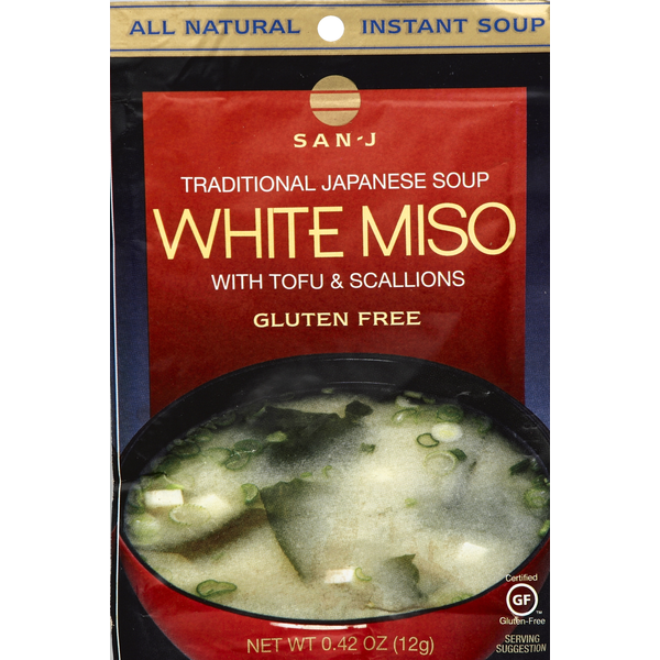 San-J Soup, Instant, White Miso