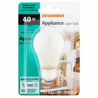 SYLVANIA 40w Appliance Frosted A15 Light Bulb️ DestGlow