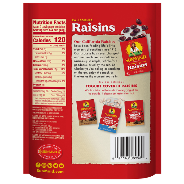 Sun-Maid California Mixed Jumbo Raisins