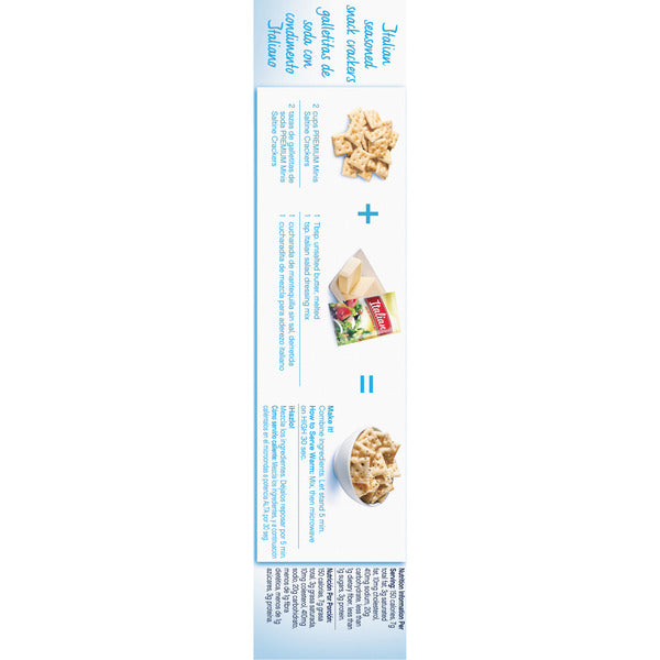 Premium Original Mini Saltine Crackers, Lunch Snacks 11 oz