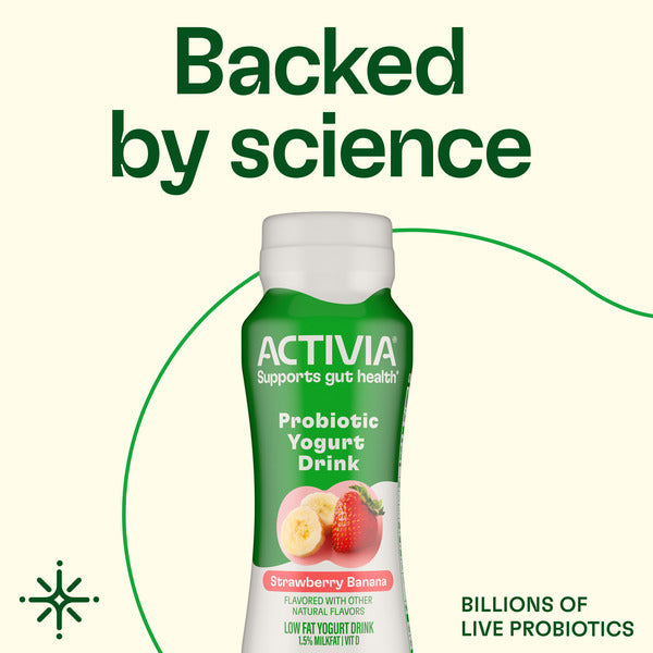 Activia Probiotic Yogurt Drink Strawberry Banana