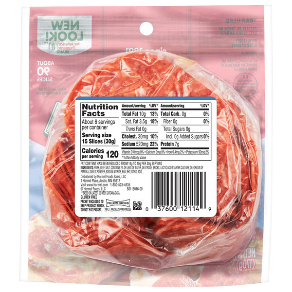 HORMEL Pepperoni 25% Less Fat, 6 OZ