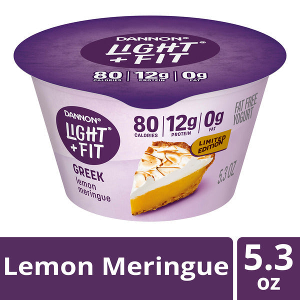 Dannon Light + Fit Pumpkin Pie Greek Fat Free Yogurt