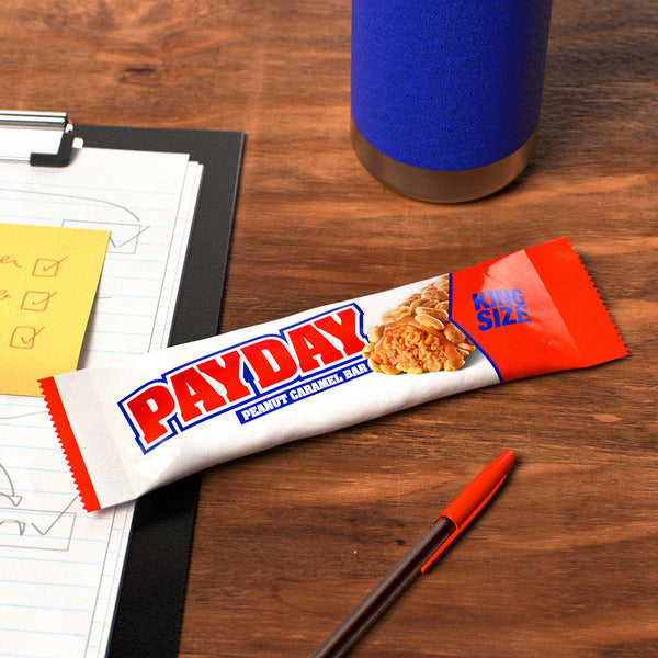 PAYDAY Peanut Caramel King Size, Candy Bar, 3.4 oz