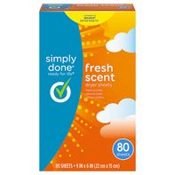 Simply Done Fresh Scent Dryer Sheets️
