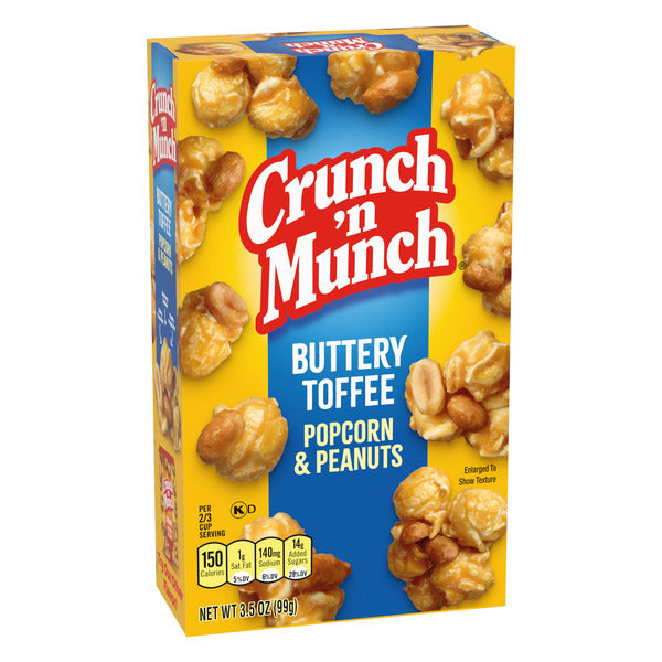 Crunch ‘n Munch Buttery Toffee Popcorn with Peanuts