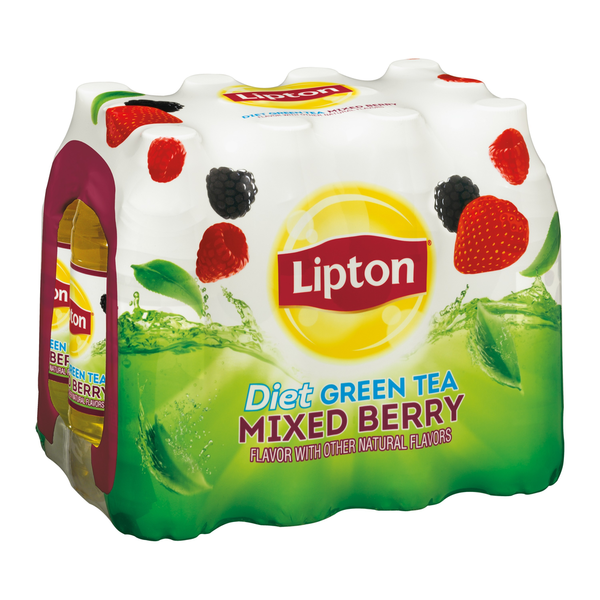 Lipton Diet Green Tea Mixed Berry - Pack