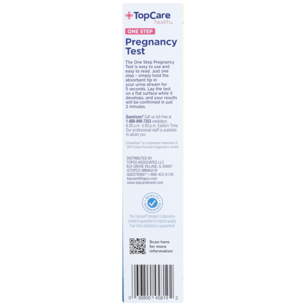 TopCare One Step Pregnancy Test