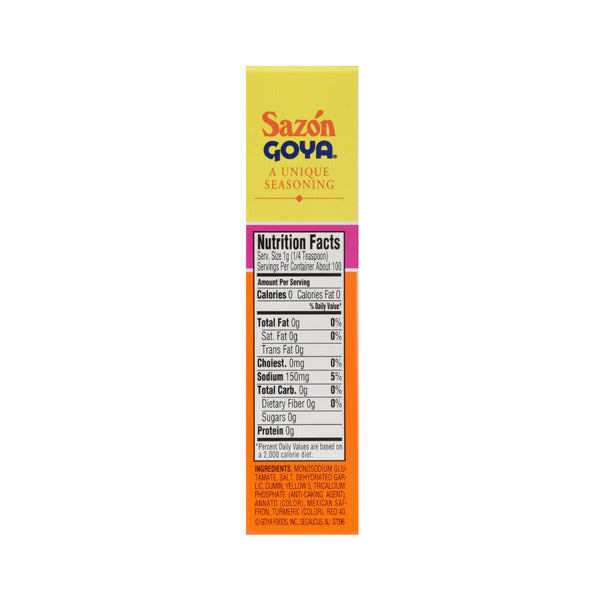 Goya Sazón Seasoning, with Azafran