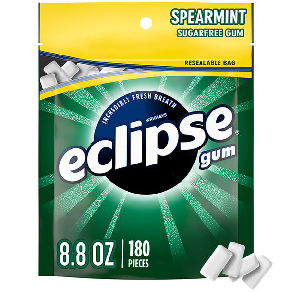 Eclipse Spearmint Sugar Free Chewing Gum Bulk Piece
