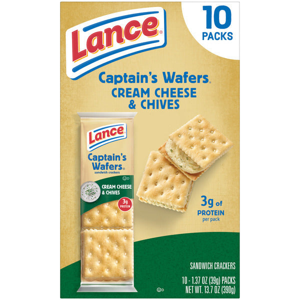 Lance Cream Cheese and Chives Sandwich Crackers