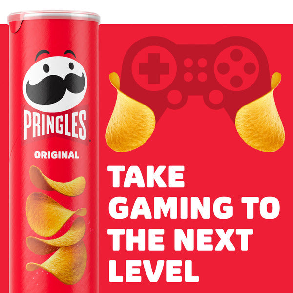 Pringles Original Potato Crisps Chips, Lunch Snacks, 5.2 oz