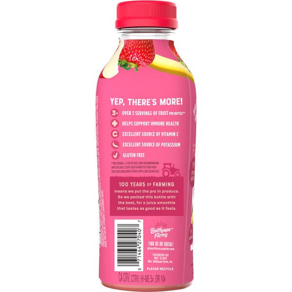 Bolthouse Farms 100% Juice Smoothie, Strawberry Banana