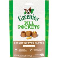 GREENIES Pill Pockets Peanut Butter Flavor Capsule...
️