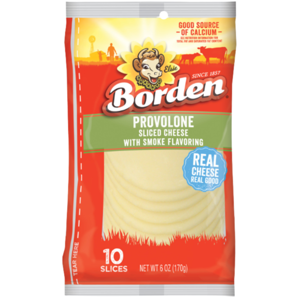 Borden Slices, Smoked Provolone
