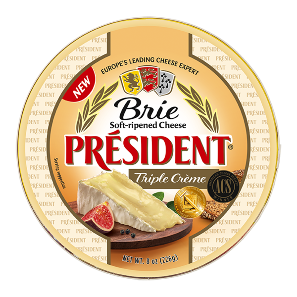 Président Triple Creme Brie Round