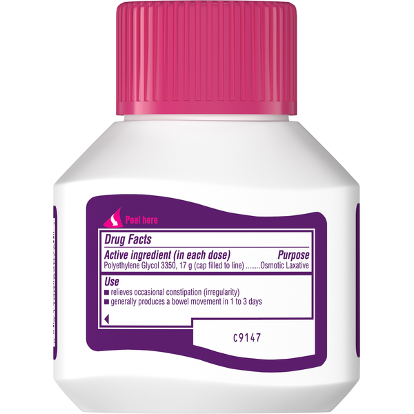 MiraLAX Osmotic Laxative, Unflavored, Powder