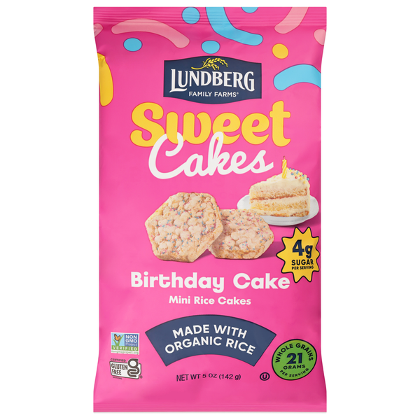 Lundberg Family Farms Birthday Cake Mini Rice Cakes