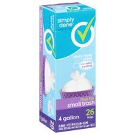 Simply Done Trash Bag, Flap Tie, Small, Clean Fres...
️