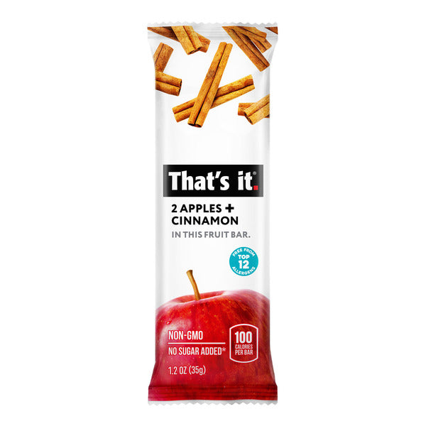 That’s it Apple + Cinnamon Fruit Bar