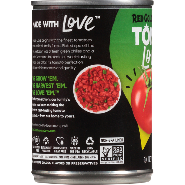 Red Gold Mild Diced Tomatoes + Green Chilies