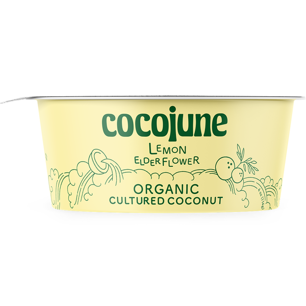 cocojune Cultured Coconut Organic Lemon Elderflower