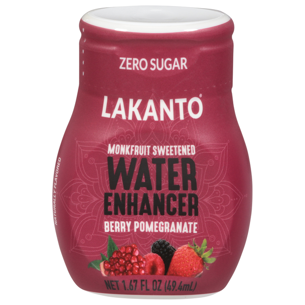 Lakanto Water Enhancer, Zero Sugar, Berry Pomegranate