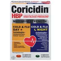 Coricidin Cold & Flu, Day/Night, Maximum Strength,...
️