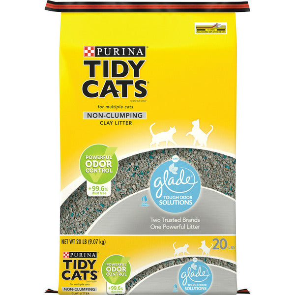 Purina Tidy Cats Non Clumping Cat Litter, Glade Clear Springs Multi Cat Litter
