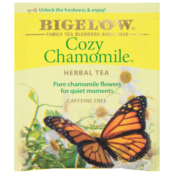 Bigelow Herbal Tea, Caffeine Free, Cozy Chamomile, Tea Bags