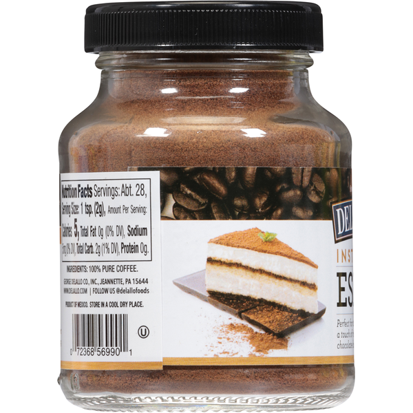 DeLallo Instant Espresso Powder