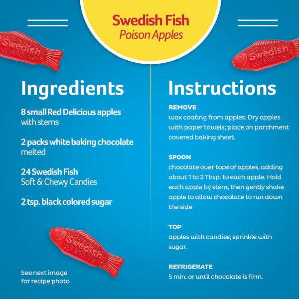 SWEDISH FISH Soft & Chewy Gummy Candy 3.1 oz
