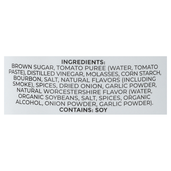 Rib Rack Bourbon BBQ Sauce