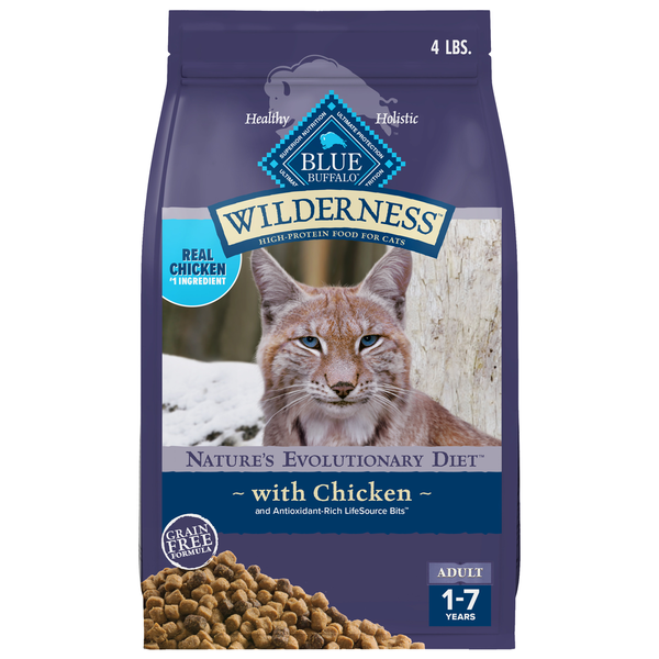 Blue Buffalo Wilderness High Protein, Natural Adult Dry Cat Food, Chicken