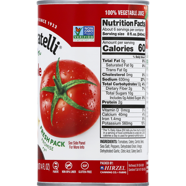 Dei Fratelli Vegetable Juice