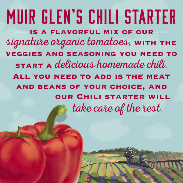 Muir Glen Organic Chili Starter with Bell Peppers, Mild