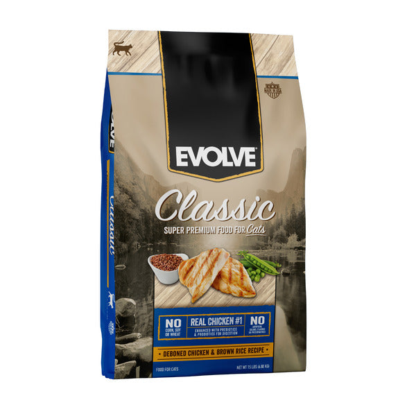 EVOLVE Classic Chicken & Brown Rice Cat Food