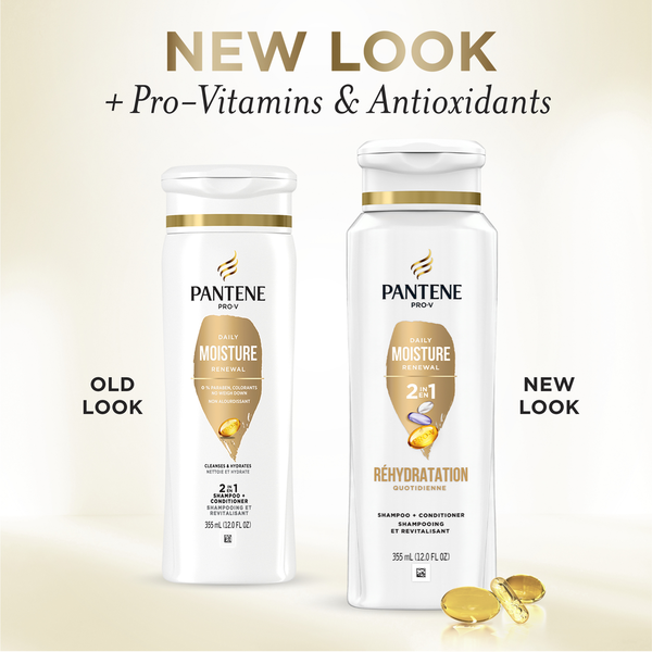 Pantene Daily Moisture Renewal 2 in 1 Shampoo + Conditioner