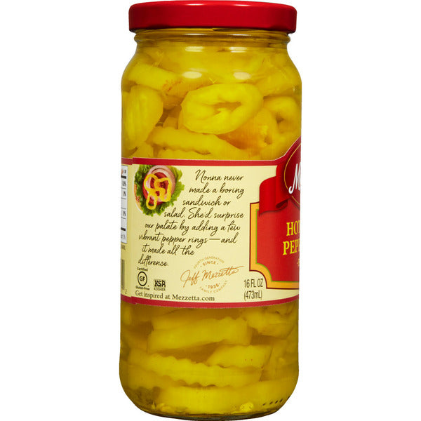 Mezzetta Hot Banana Pepper Rings