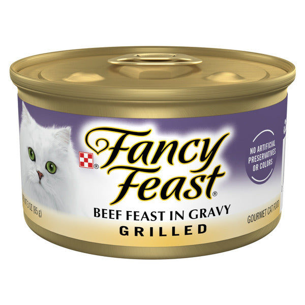 Purina Fancy Feast Grilled Beef Feast in Gravy Wet Cat Food