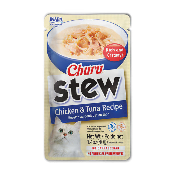 INABA Stew, Chicken & Tuna Recipe, Side Dish for Cats