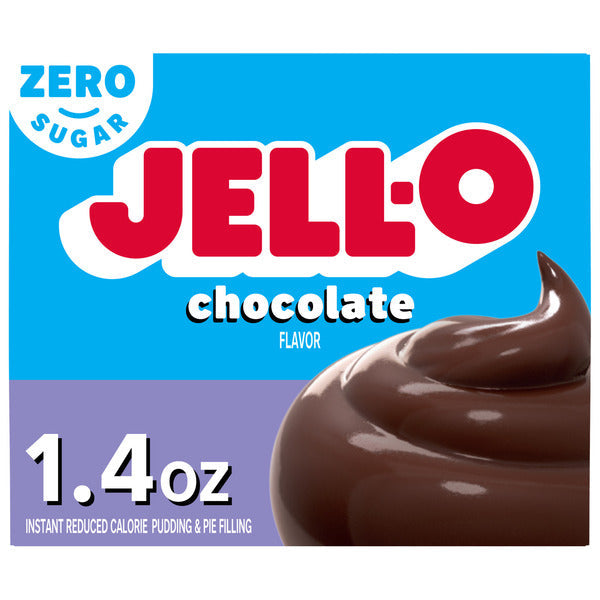 Jell-O Zero Sugar Chocolate Flavor Instant Pudding & Pie Filling
