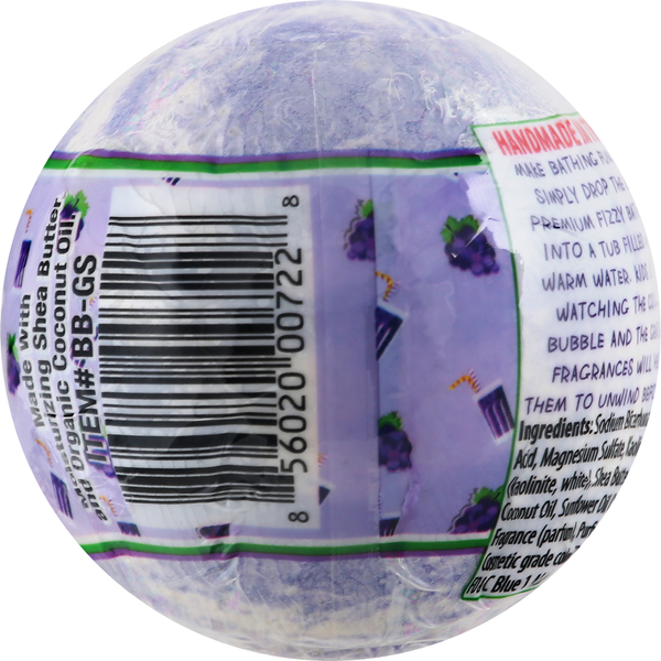 BELA Bath Bomb, Fizzy, Grape Soda
