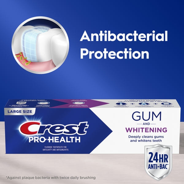 Crest Pro-Health Gum & Whitening Toothpaste 4.8 oz - Gum & Enamel Protection