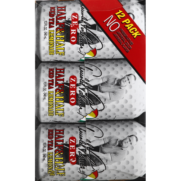 AriZona Iced Tea/Lemonade, Half & Half, Zero, 12 Pack