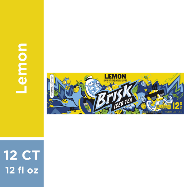 Brisk Lemon Iced Tea 12 Pack