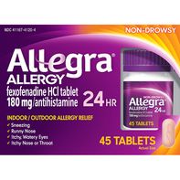 Allegra Allergy Relief, Indoor/Outdoor, Non-Drowsy...
️