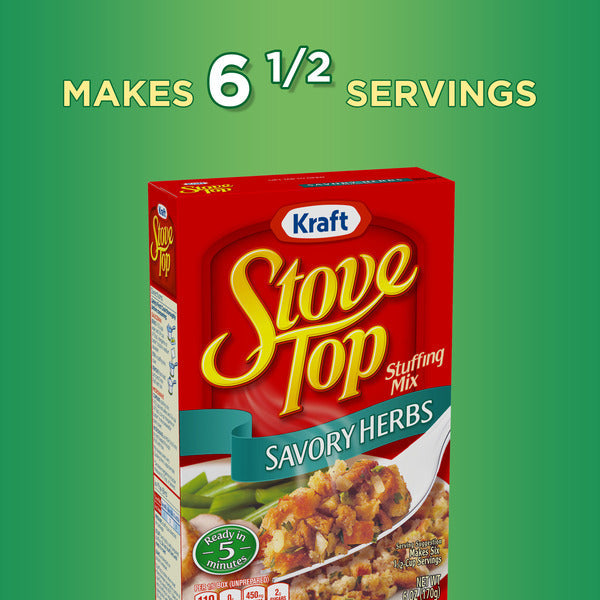 Kraft Stove Top Savory Herbs Stuffing Mix