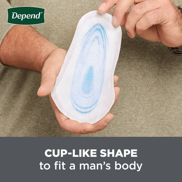 Depend Shields Incontinence Pads for Men